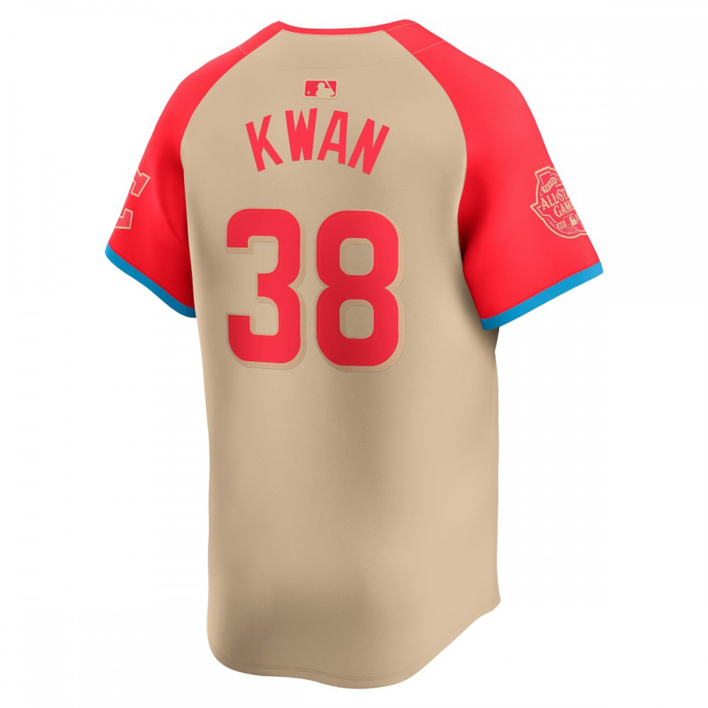 Steven Kwan American League 2024 MLB All-Star Game Limited Player Jersey - Cream-Pro Kit Vault | Brand New 26/27 Sports Jerseys